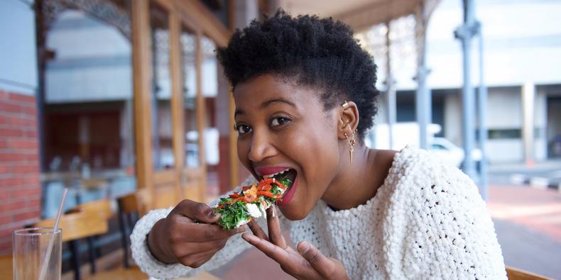 Woman eating(Business Insider)