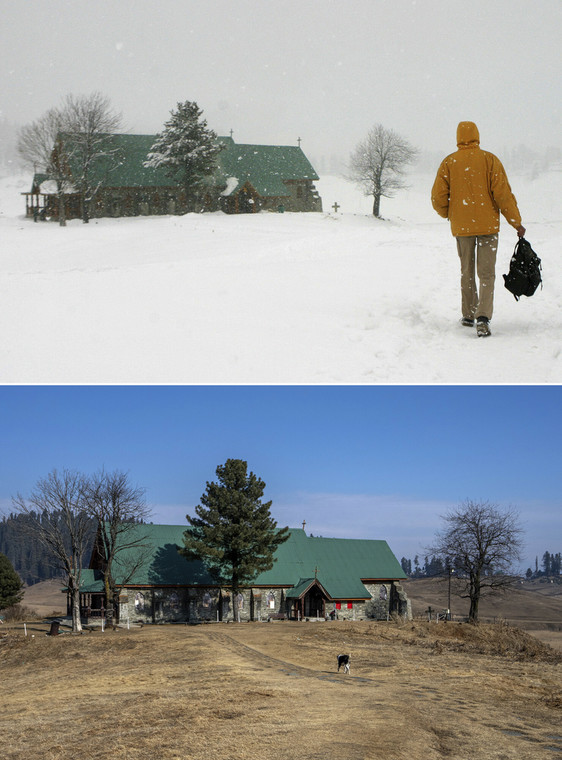 Kurort Gulmarg (2004 vs 2024)