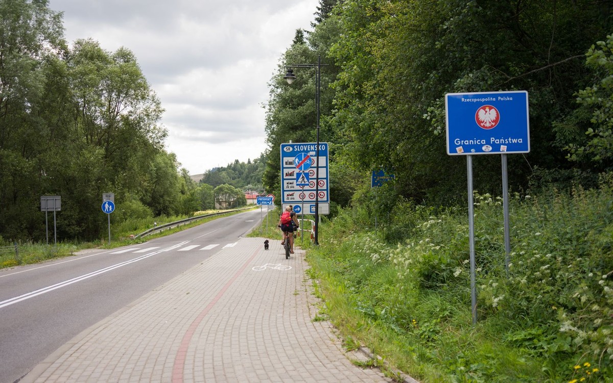 Niedzica. Granica polsko-słowacka