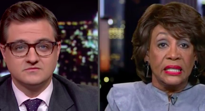 Rep. Maxine Waters on All In with Chris Hayes.