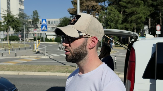 Marko Gačić sa aerodroma