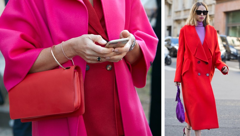 Stylizacje z czerwienią na Boże Narodzenie: niebanalne