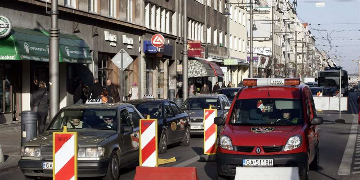 Strażnicy pilnują remontów w Gdyni