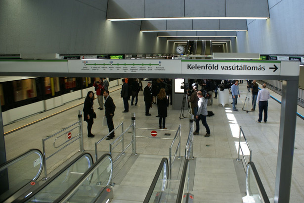 Budapeszt: otwarcie 4 linia metra, Fot. Konrad Majszyk