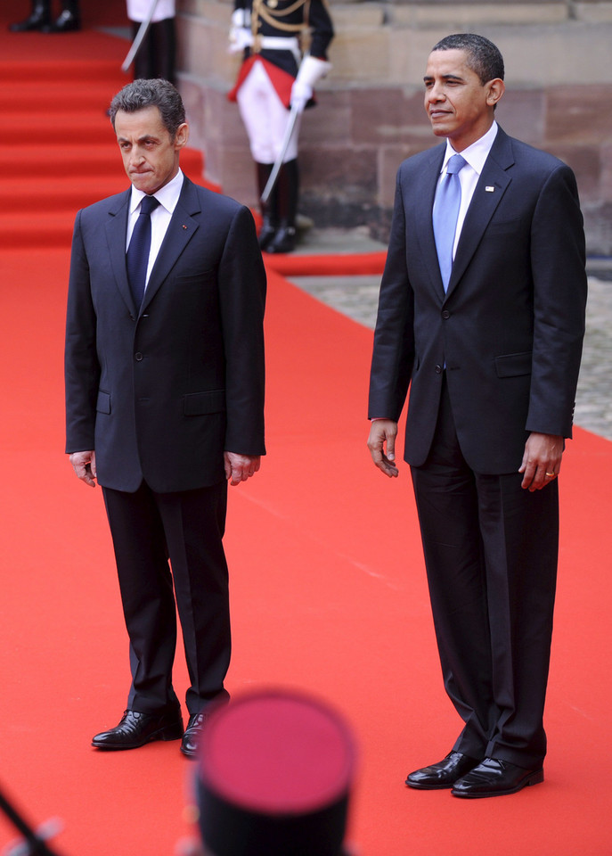 FRANCE USA OBAMA SARKOZY