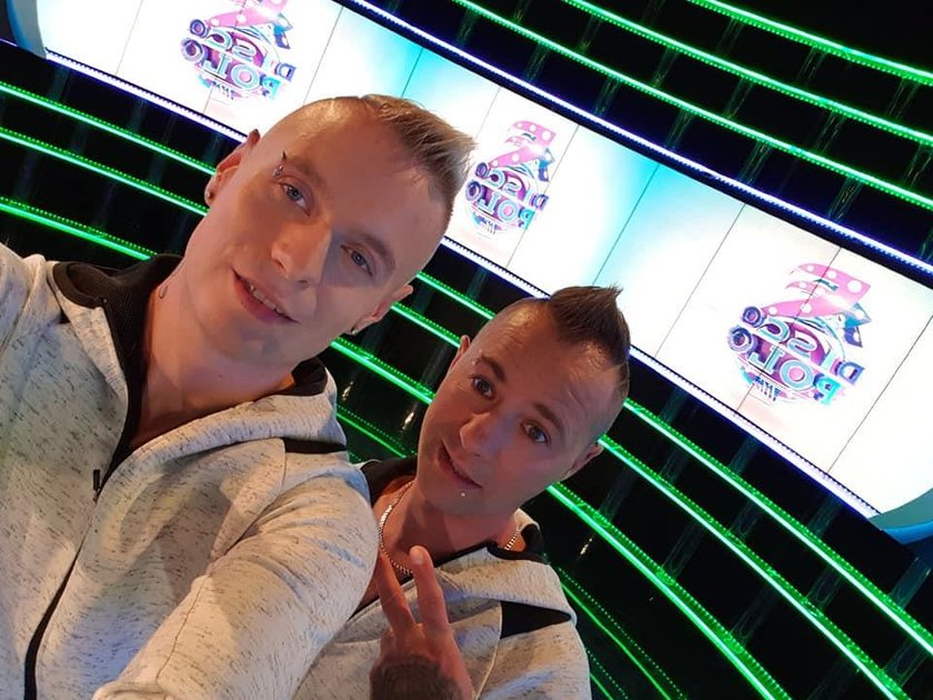 Bogdan Palak i Marcin Jaworski z discopolowego zespołu BOMA