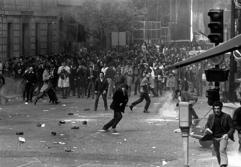 Protesty studenckie w Paryżu, styczeń 1968 r.