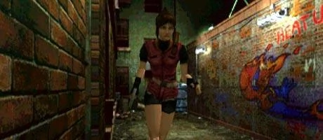 Screen z gry "Resident Evil 2".