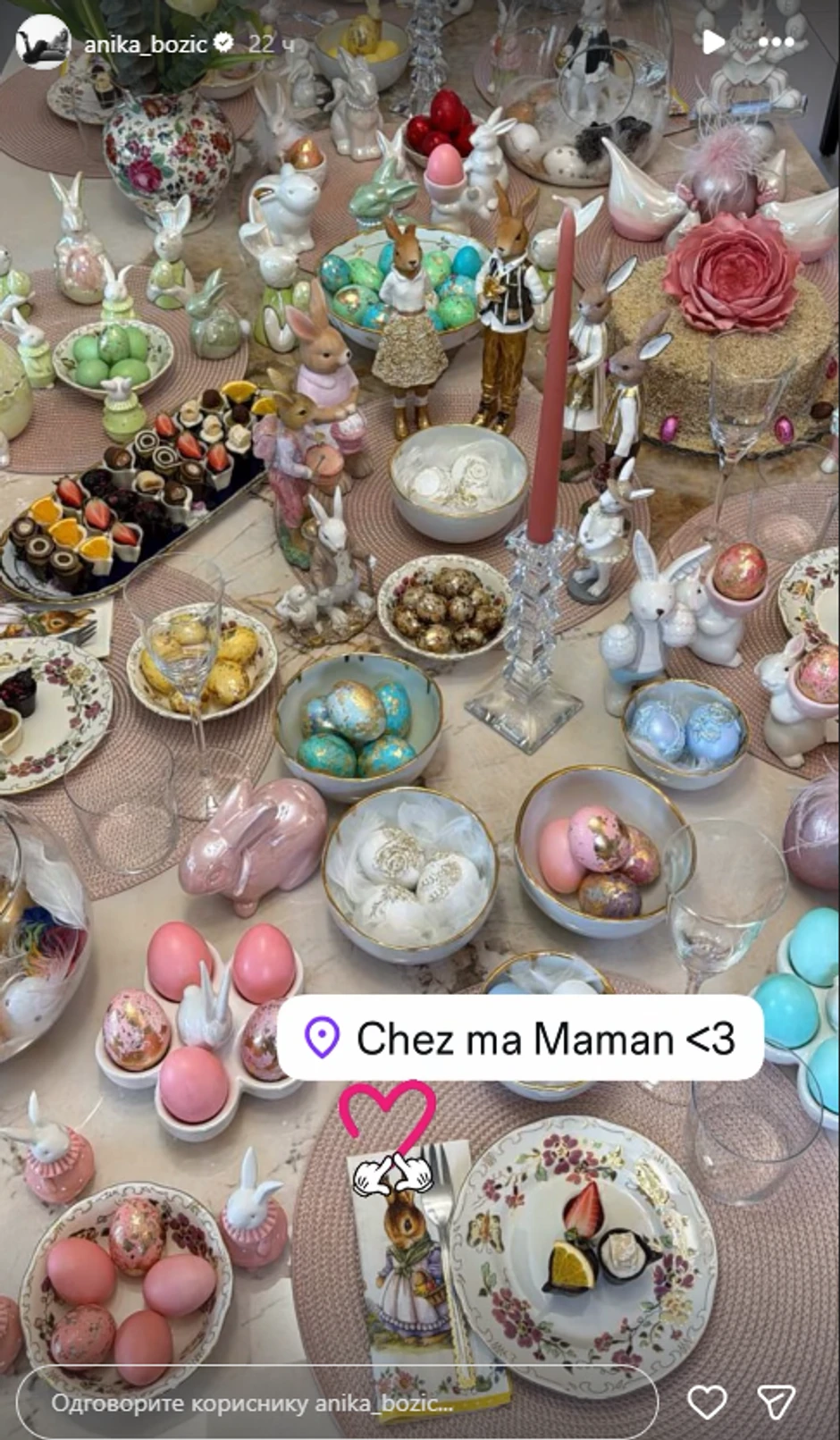 Ovako Anika slavi Uskrs