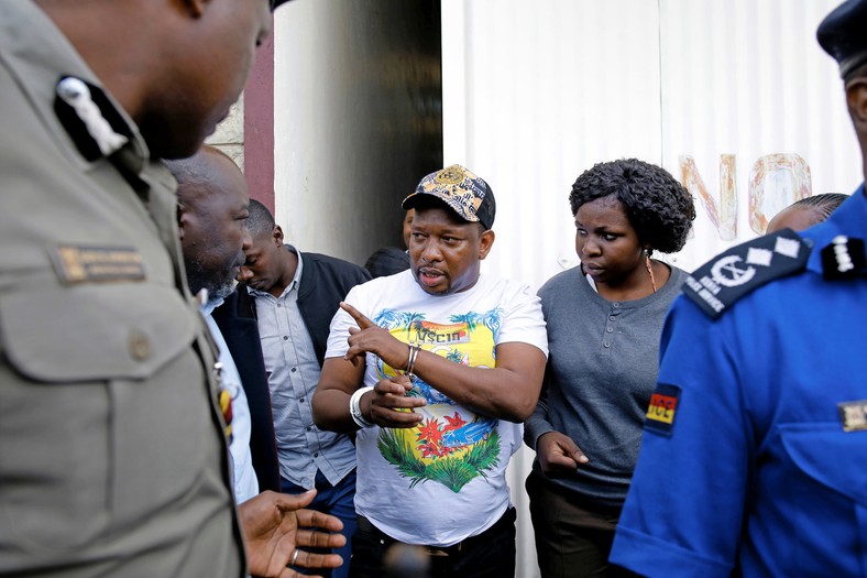 File Image of Governor Mike Sonko's arrest in Voi