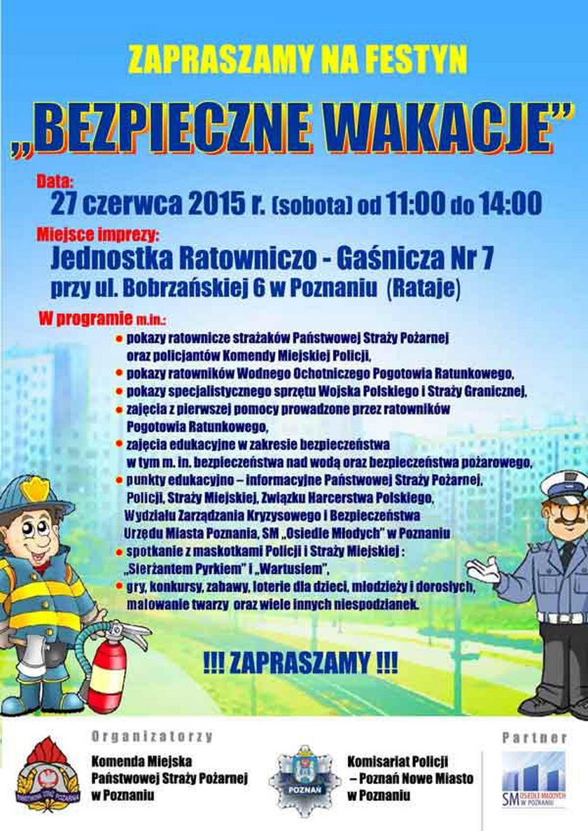 Festyn strażacki w Poznaniu