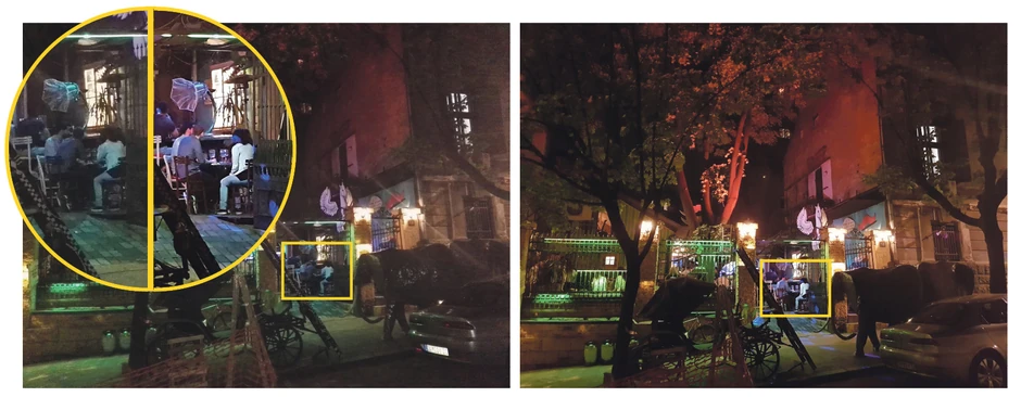 Slikano sa razdaljine od 10 metara - Galaxy S7 (slika desno)