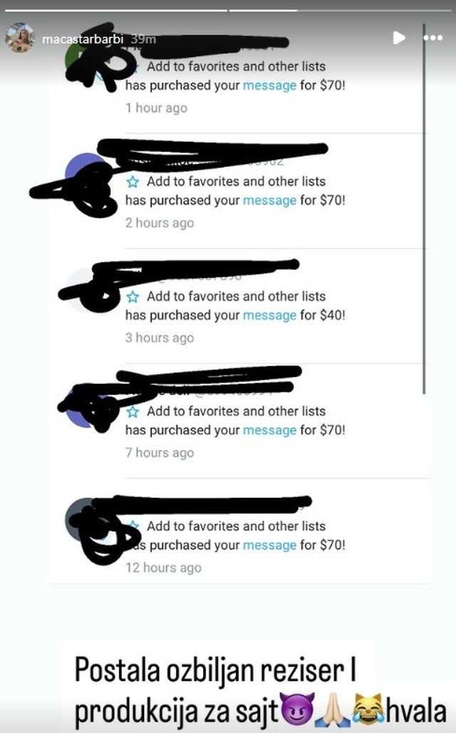 Maca Diskrecija (Foto: Instagram)