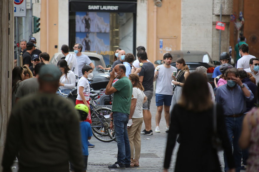We Włoszech w piątek został pobity niechlubny rekord przypadków zachorowań