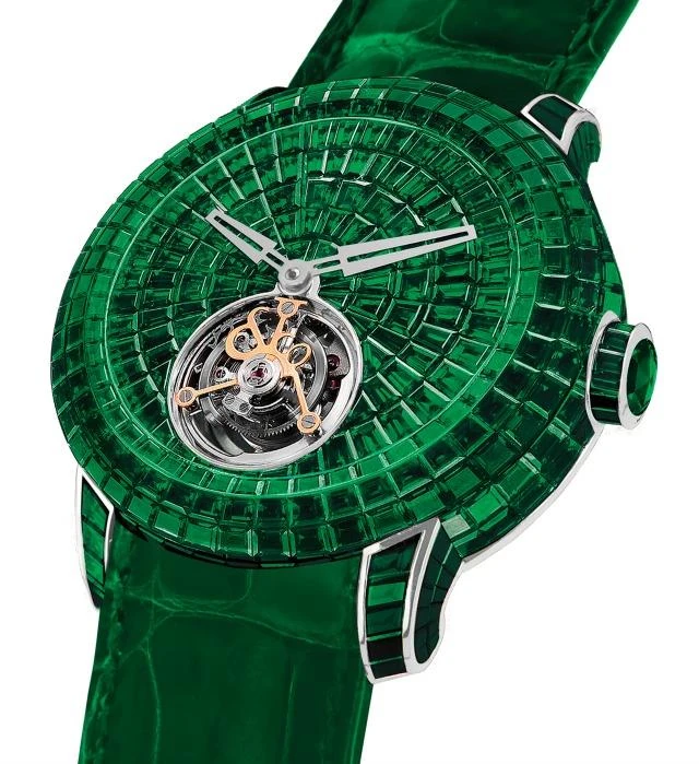 The Jacob & Co. Caviar Emerald Tourbillon