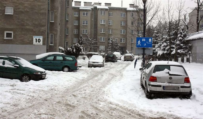 Odśnieżają tylko w centrum