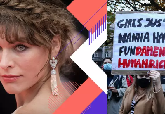 Milla Jovovich wsparła protesty kobiet w Polsce. "Nowe, drakońskie prawo"