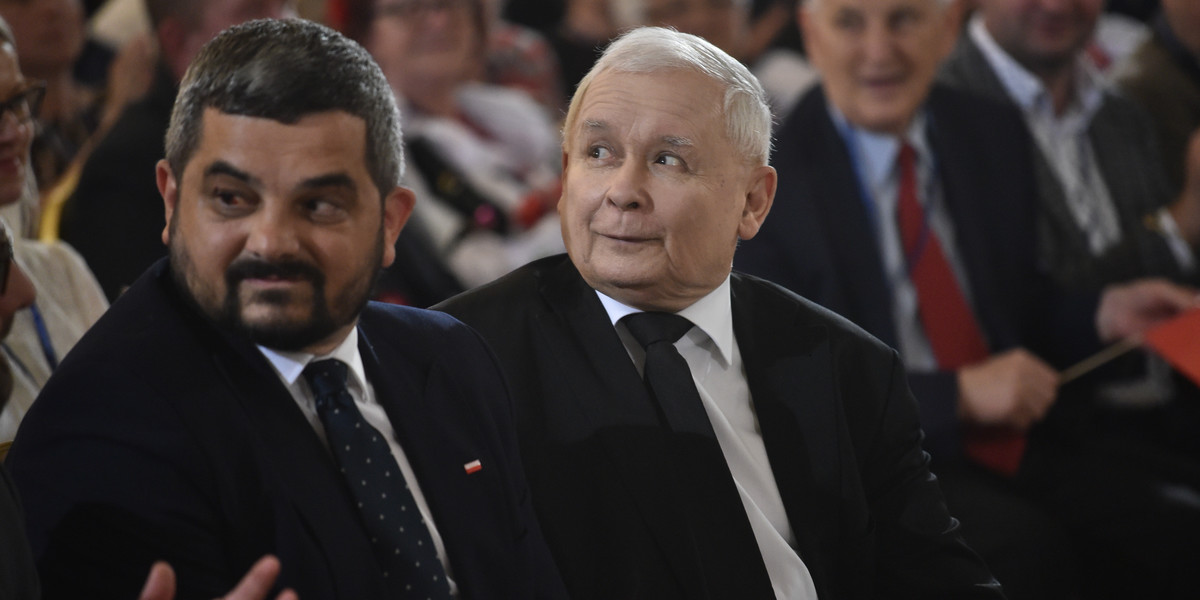 Kaczyński zaliczył wpadkę na początku spotkania w Sochaczewie.