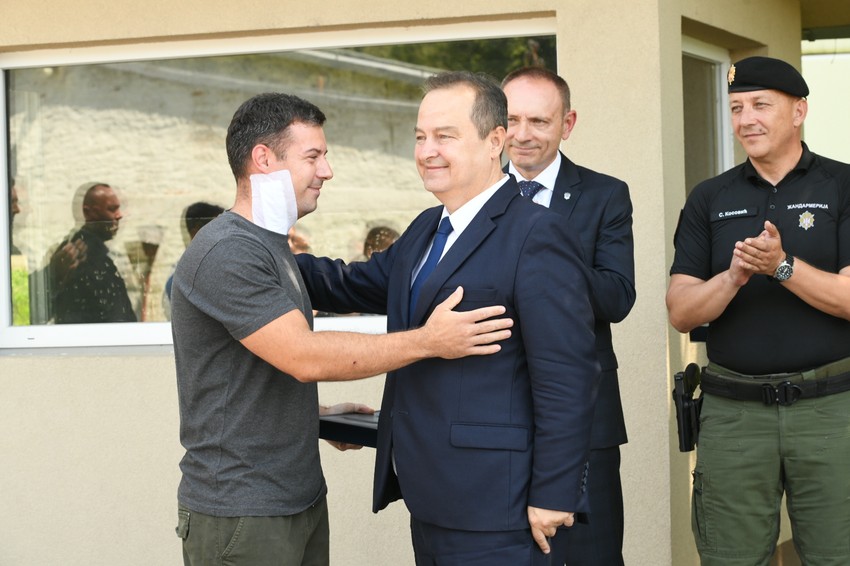 Miloš Jevremović, ranjeni žandarm