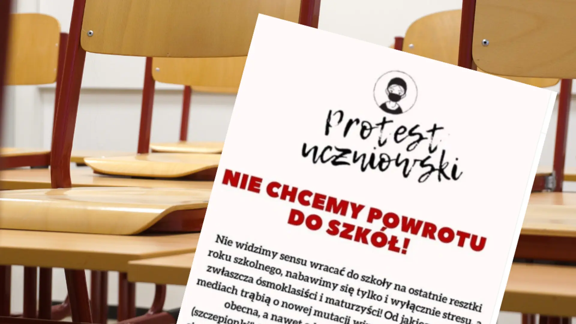 Uczniowie nie chcą wracać do szkół. Prawie 600 tys. osób podpisało petycję w tej sprawie