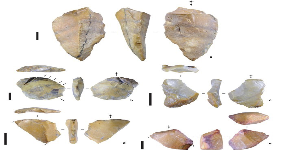 Artefactos de 1,04 millones de años revelan presencia humana