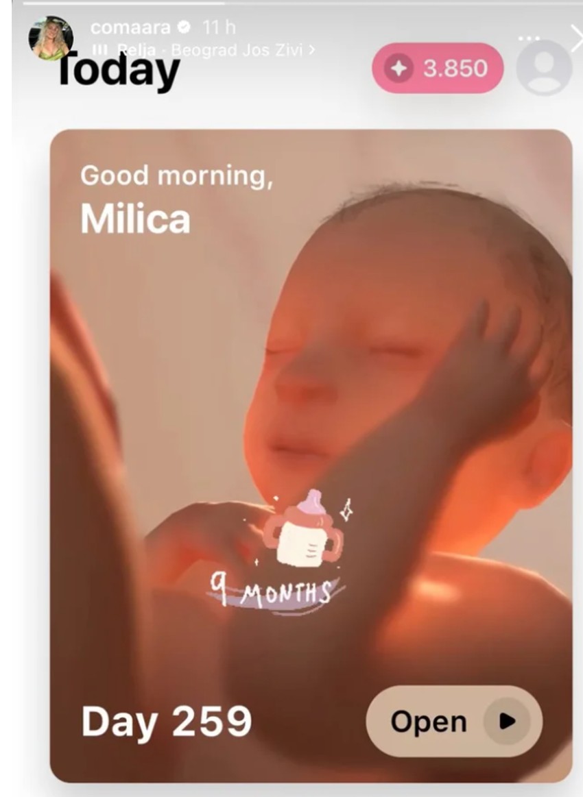 Milica Veličković objava