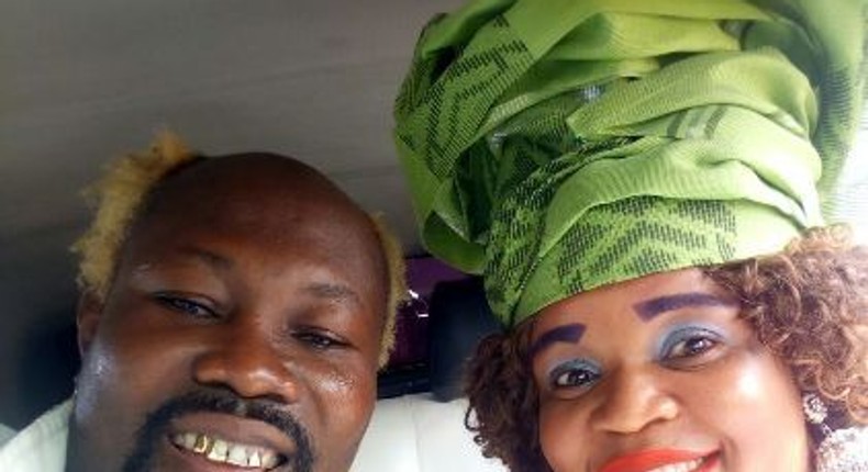 Ayittey Powers and wife