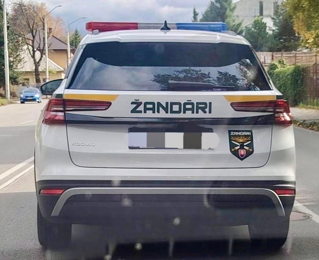 Dizajn nových žandárskych áut.