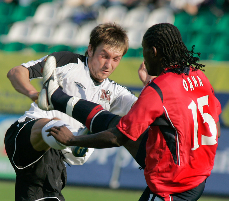 Damian Gorawski w barwach FK Moskwa (2005 r.)