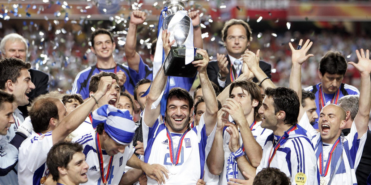 Zwycięstwo Greków w 2004 r. to największa sensacja w historii mistrzostw Europy.