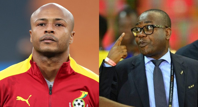 ‘He’s not the coach’ – Kwesi Nyantakyi defends Andre Ayew over ‘senior players’ comment