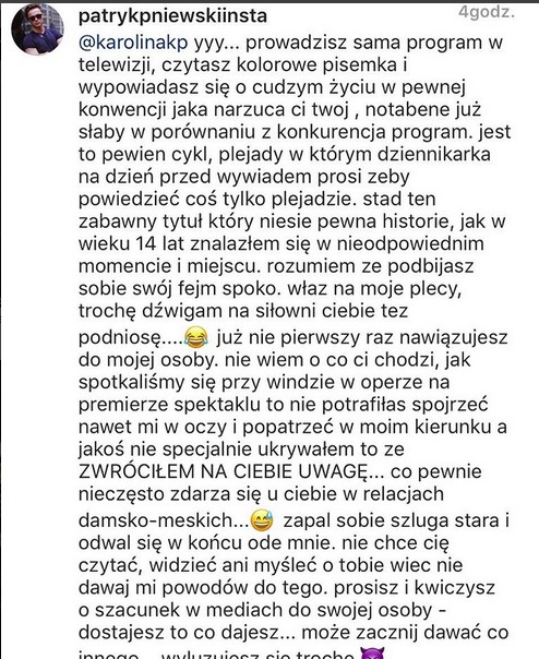 wpis Patryka Pniewskiego