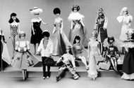 Barbie's various outfits.& 1984