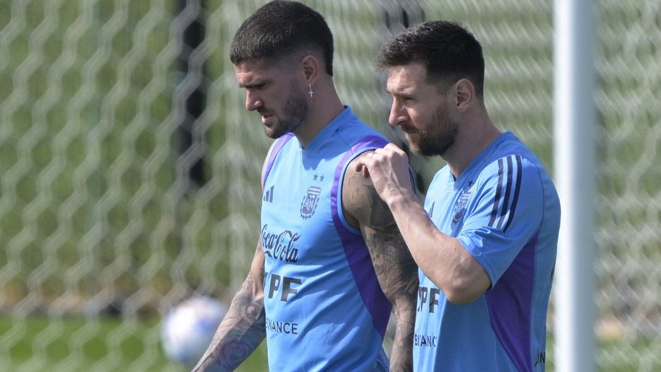 Rodrigo De Paul i Lionel Messi 