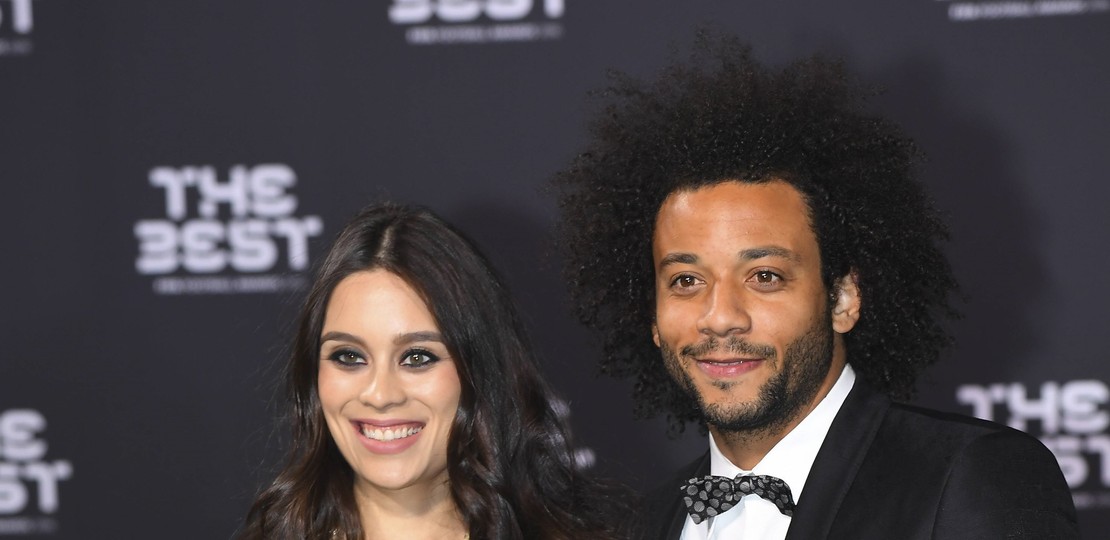 Marcelo z żoną i starszym synem Enzo