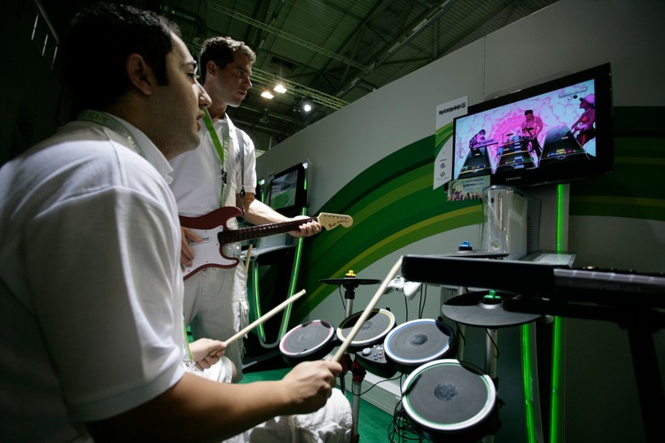 'Rockband 3' na Xbox 360.