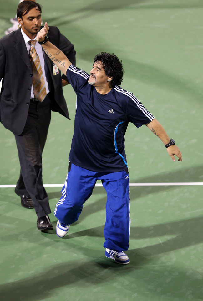Diego Maradona w 2013 roku