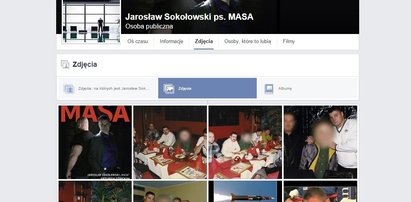 Gangster "Masa" założył profil na Facebooku