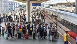 Passengers should allow those exiting the train to do so first before getting in themselves.Costfoto/NurPhoto via Getty Images