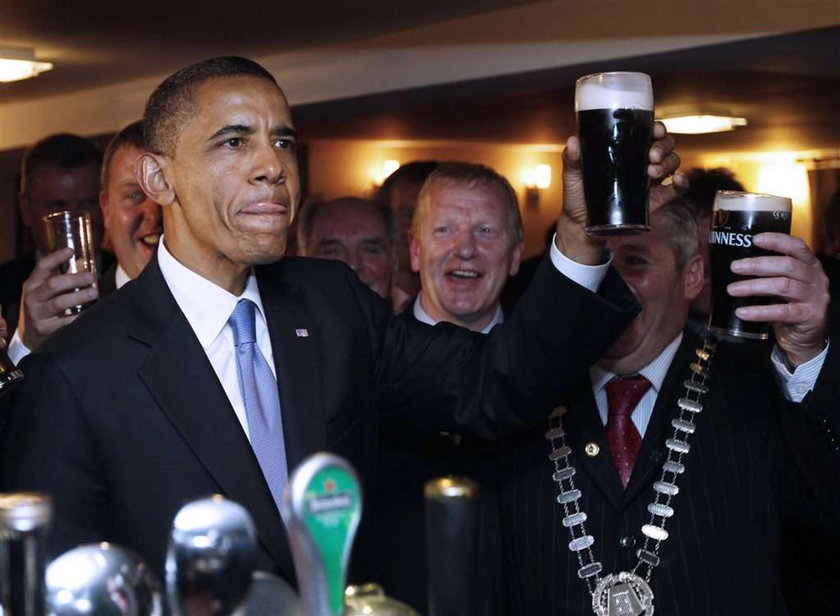 Barack Obama z piwem! FOTO