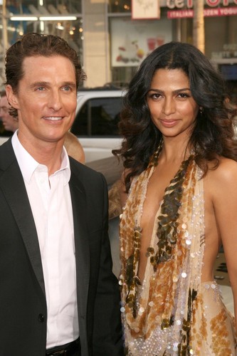 Matthew McConaughey z żoną Camilą Alves
