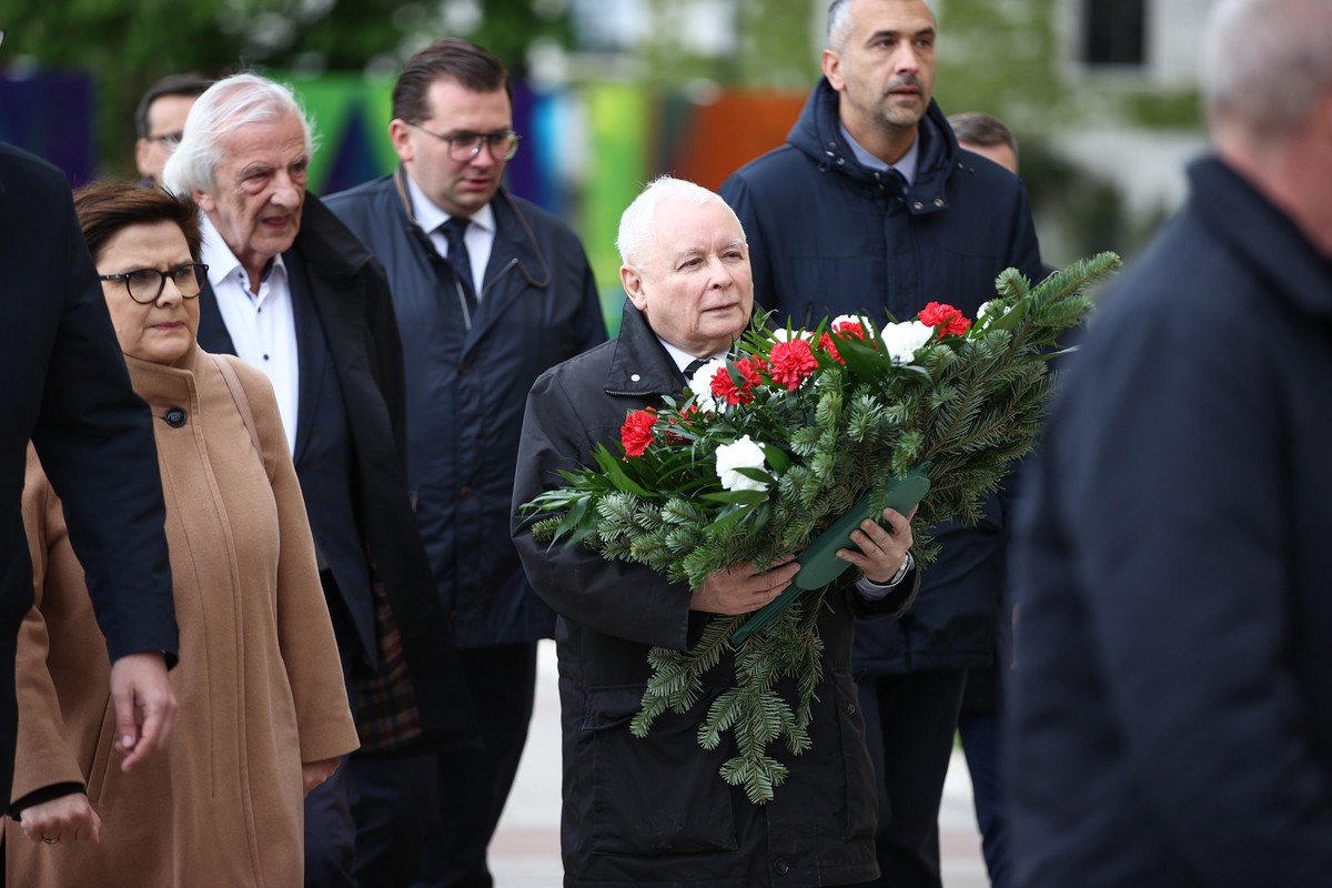 Prezes PiS Jarosław Kaczyński