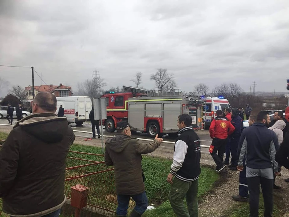 Eksplozija na benzinskoj pumi kod Loznice /Foto: Privatna arhiva Miroslav Popović