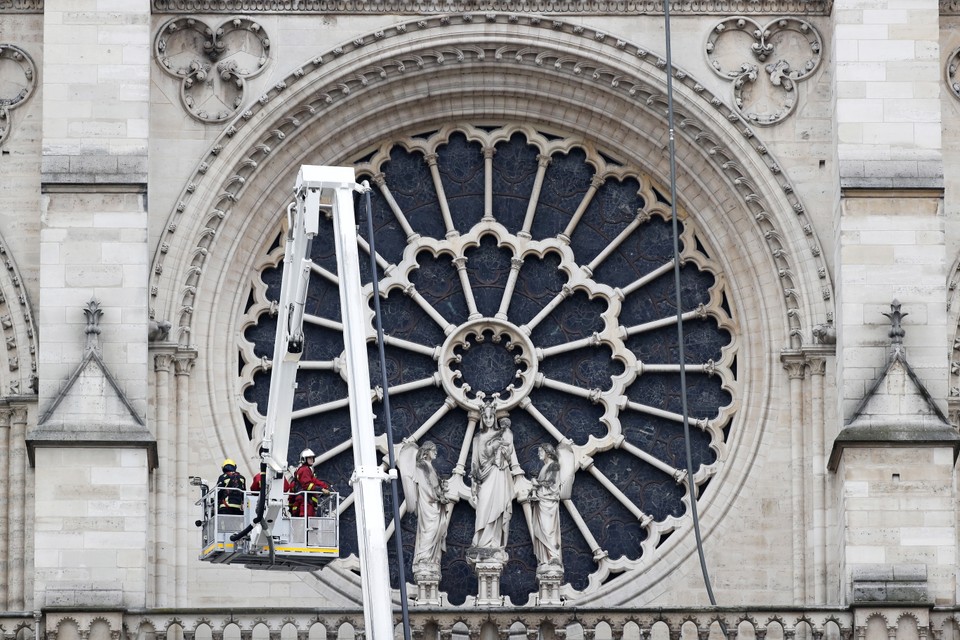 Katedra Notre Dame po pożarze