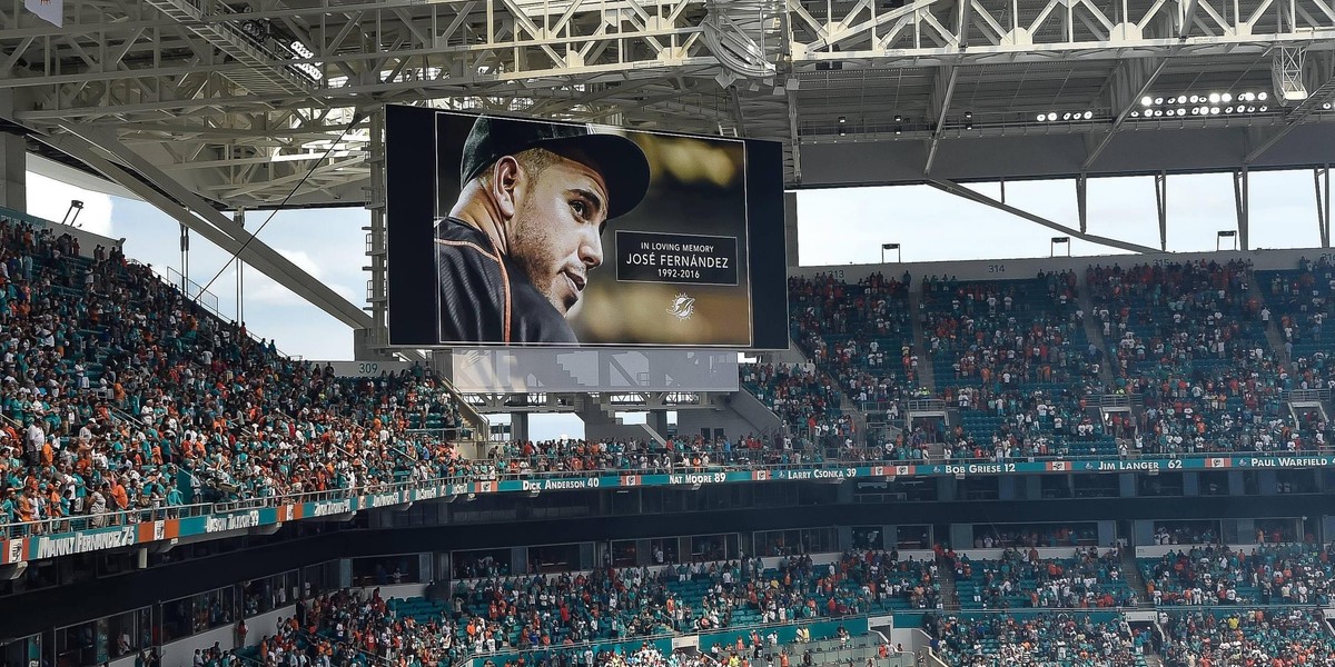 Jose Fernandez nie żyje. Bejsbolista Miami Marlins zmarł w wypadku łodzi