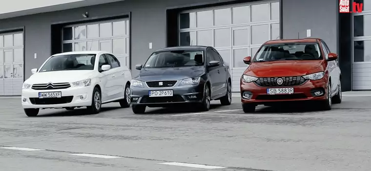 Fiat Tipo kontra Seat Toledo i Citroen C-Elysee - który sedan będzie lepszym wyborem