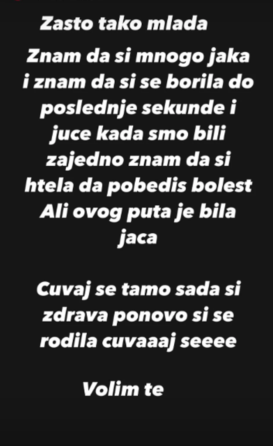 Lazar Jeremić se oprostio od majke