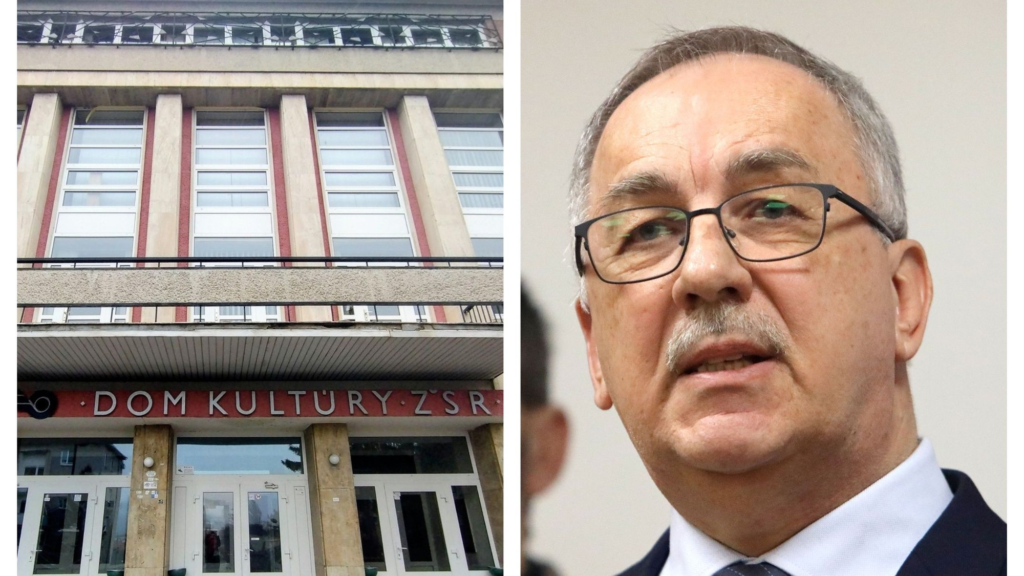 Dom kultúry ŽSR vo Zvolene už železnice nechcú. Vpravo primátor Vladimír Maňka. 