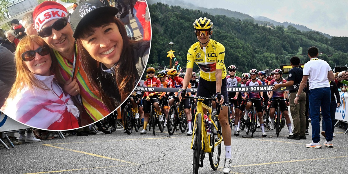 Katarzyna Niewiadoma na mecie Tour de France. Jako pierwsza Polka w historii triumfowała w Wielkiej Pętli. Obok z rodzicami mamą Lucyną i tatą Stanisławem, którzy zaszczepili w Kasi miłość do kolarstwa.