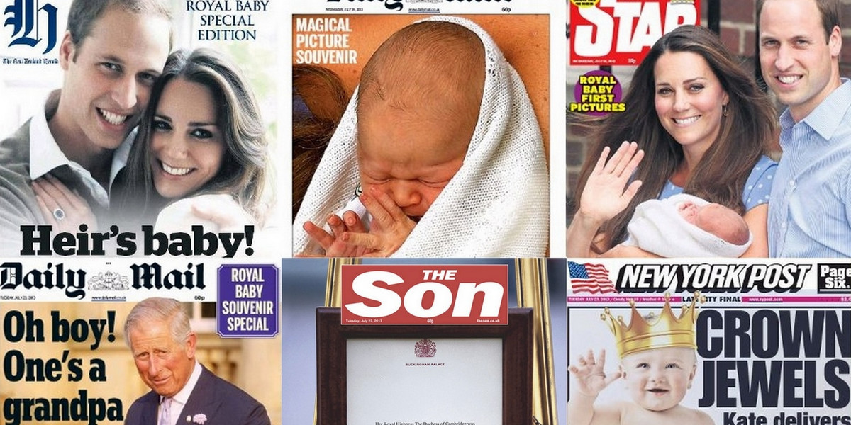 gazety royal baby książę cambridge